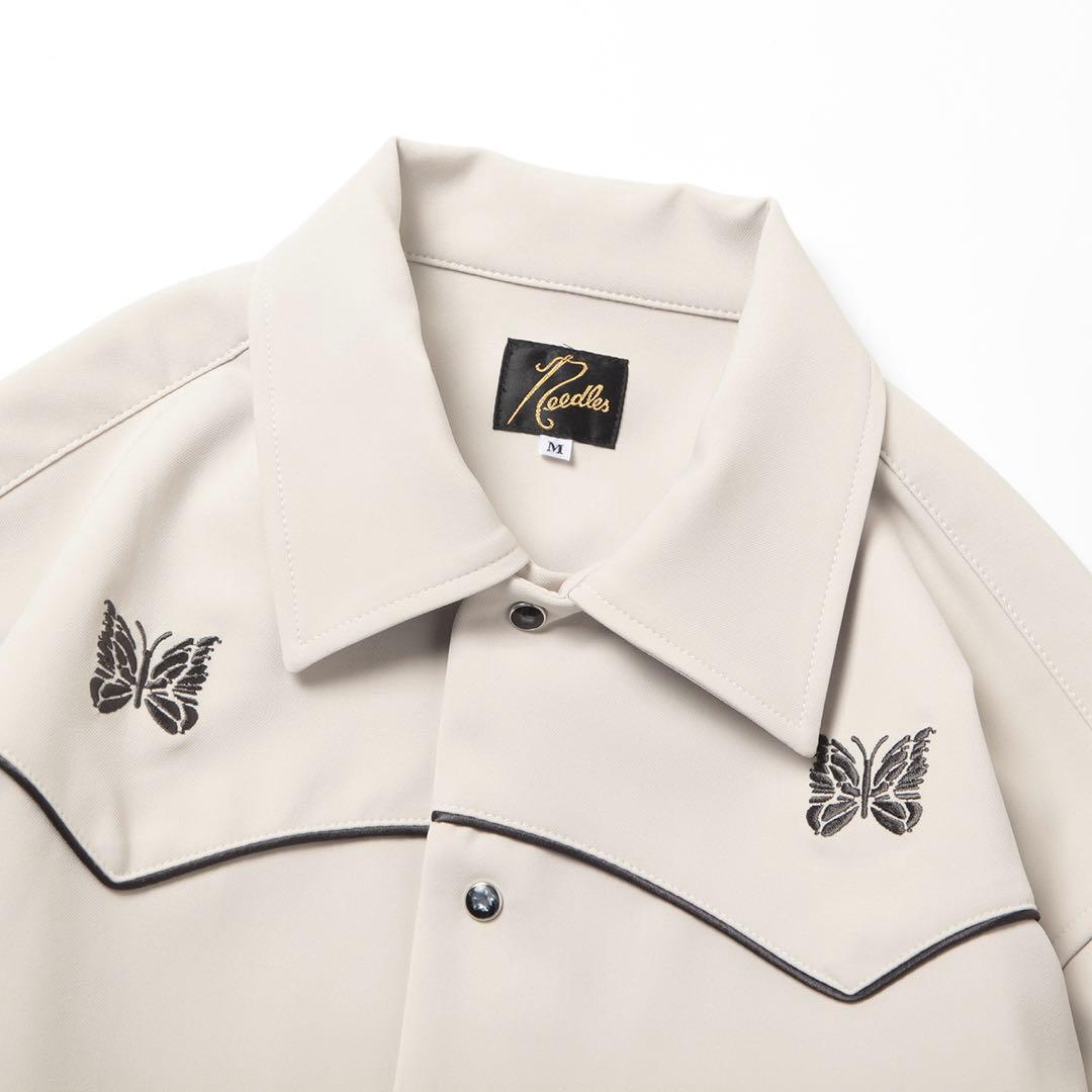 Needles Piping Cowboy Jac Beige カウボーイ M