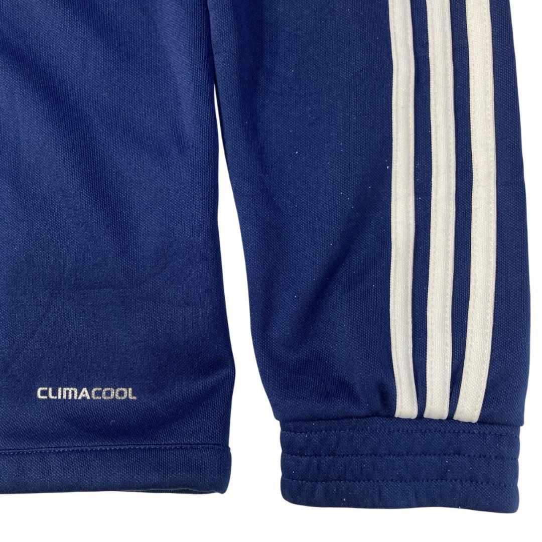 adidas 北アイルランド代表 刺繍ロゴ トレーニングウェア 古着 L 紺色