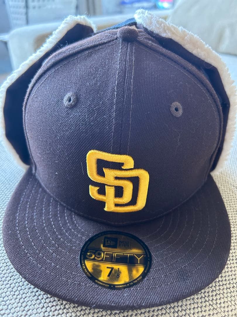 New Era 59FIFTY ブラウンキャップ 7 1/8