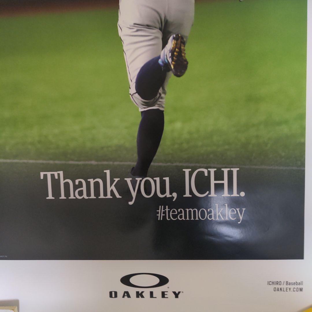 イチロー引退記念 非売品オークリーポスター　MLBグッズ