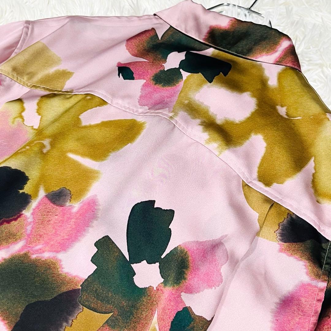 美品✨ ポールスミス マーシュマリーゴールド花柄長袖シャツ 大きいサイズ2XL