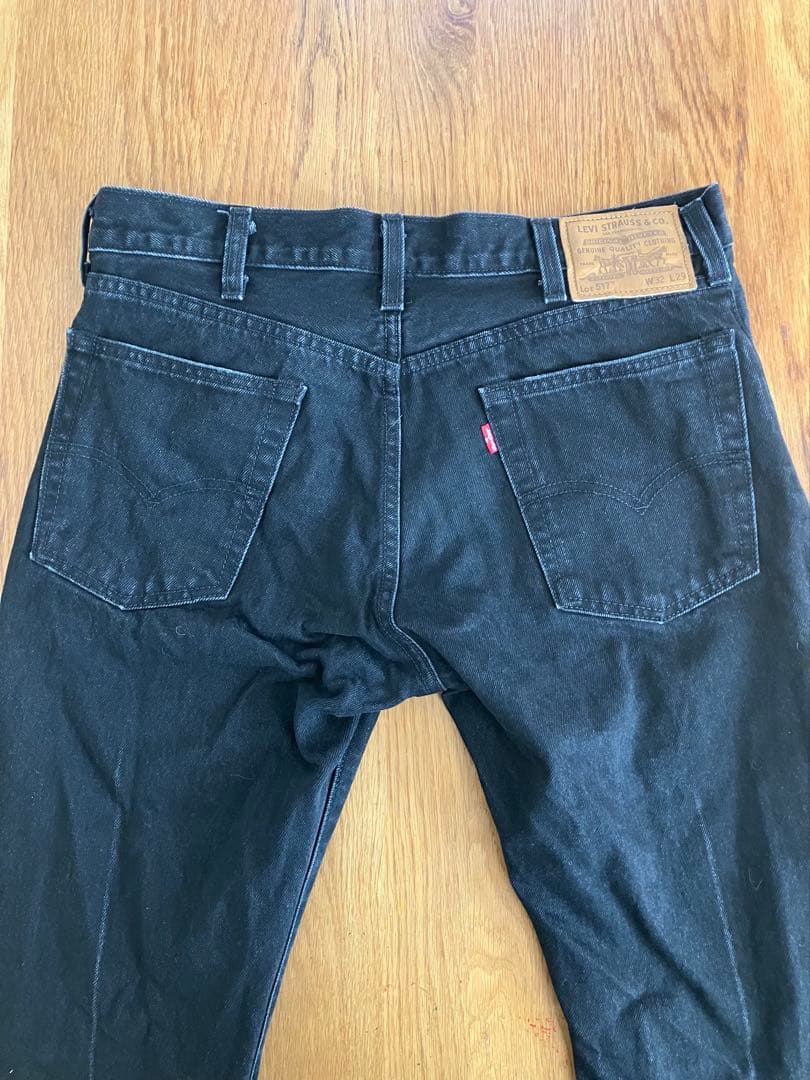 完売商品｜EDIFICE別注 Levi's リーバイス 517｜ブラック｜W32