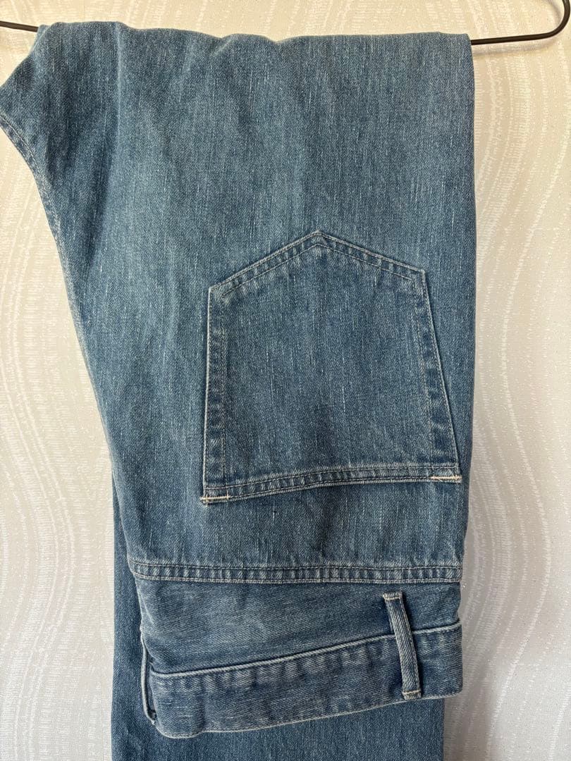 パンツ SELVEDGE FADED LIGHT DENIM PANTS
