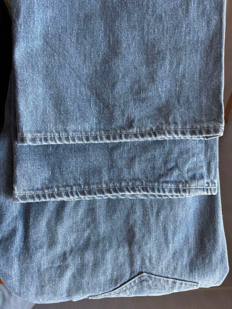 パンツ SELVEDGE FADED LIGHT DENIM PANTS