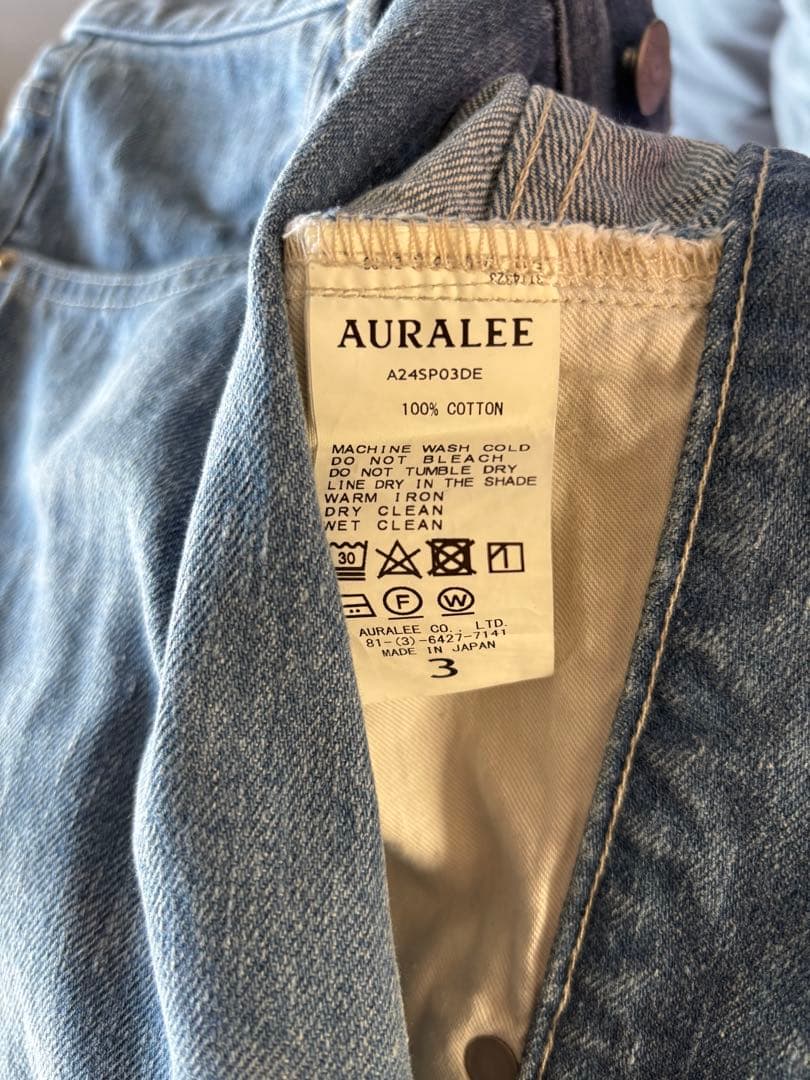パンツ SELVEDGE FADED LIGHT DENIM PANTS