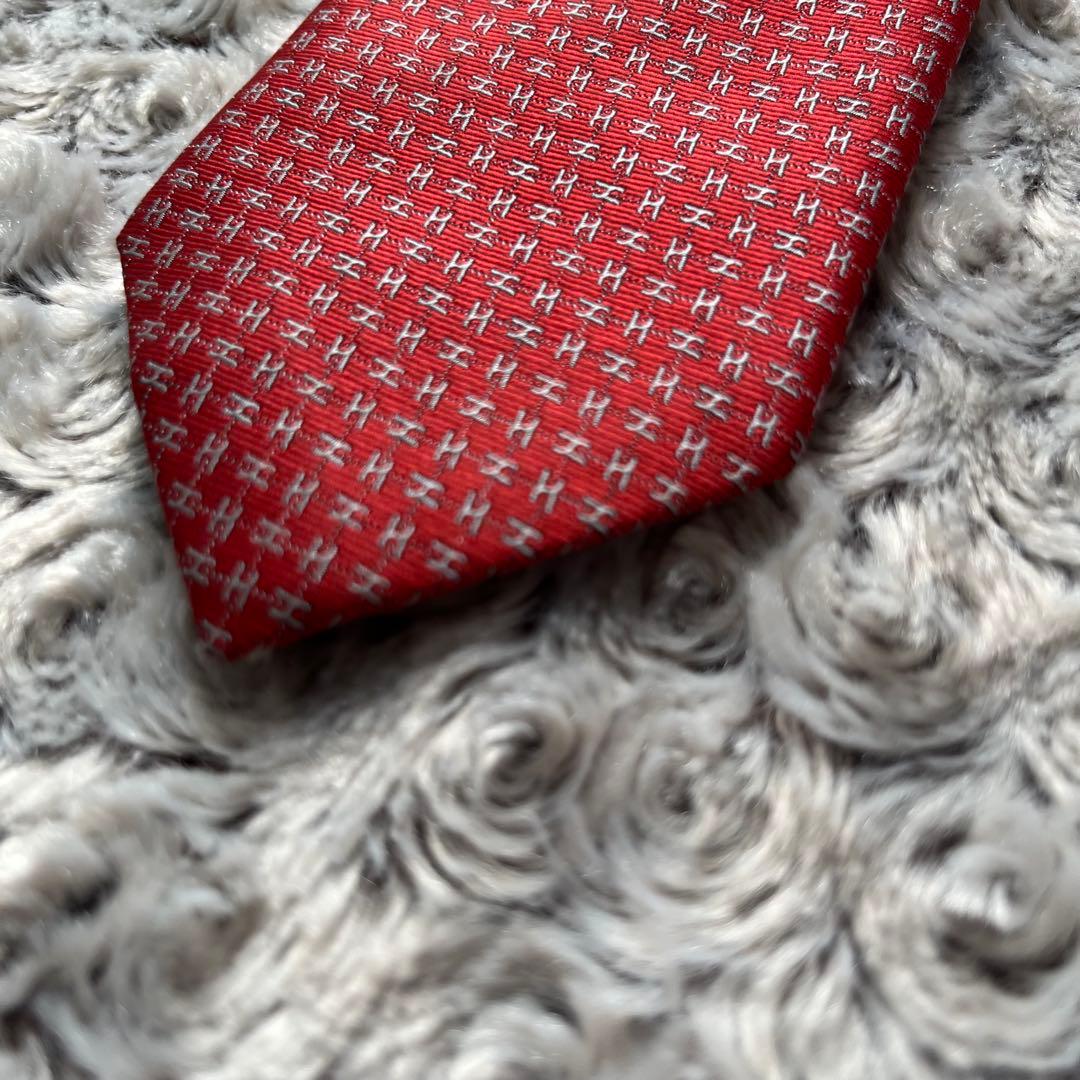 HERMES エルメス　H柄　ネクタイ