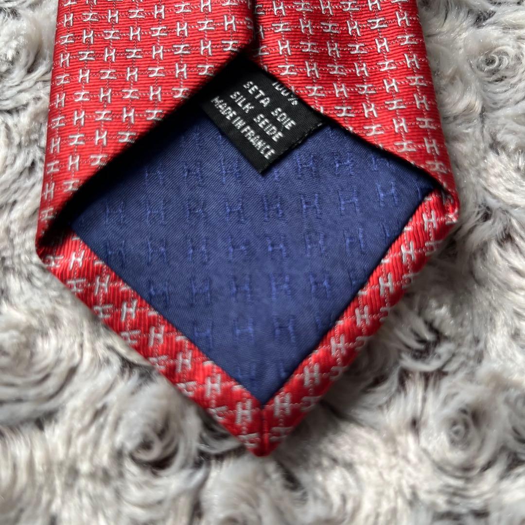 HERMES エルメス　H柄　ネクタイ