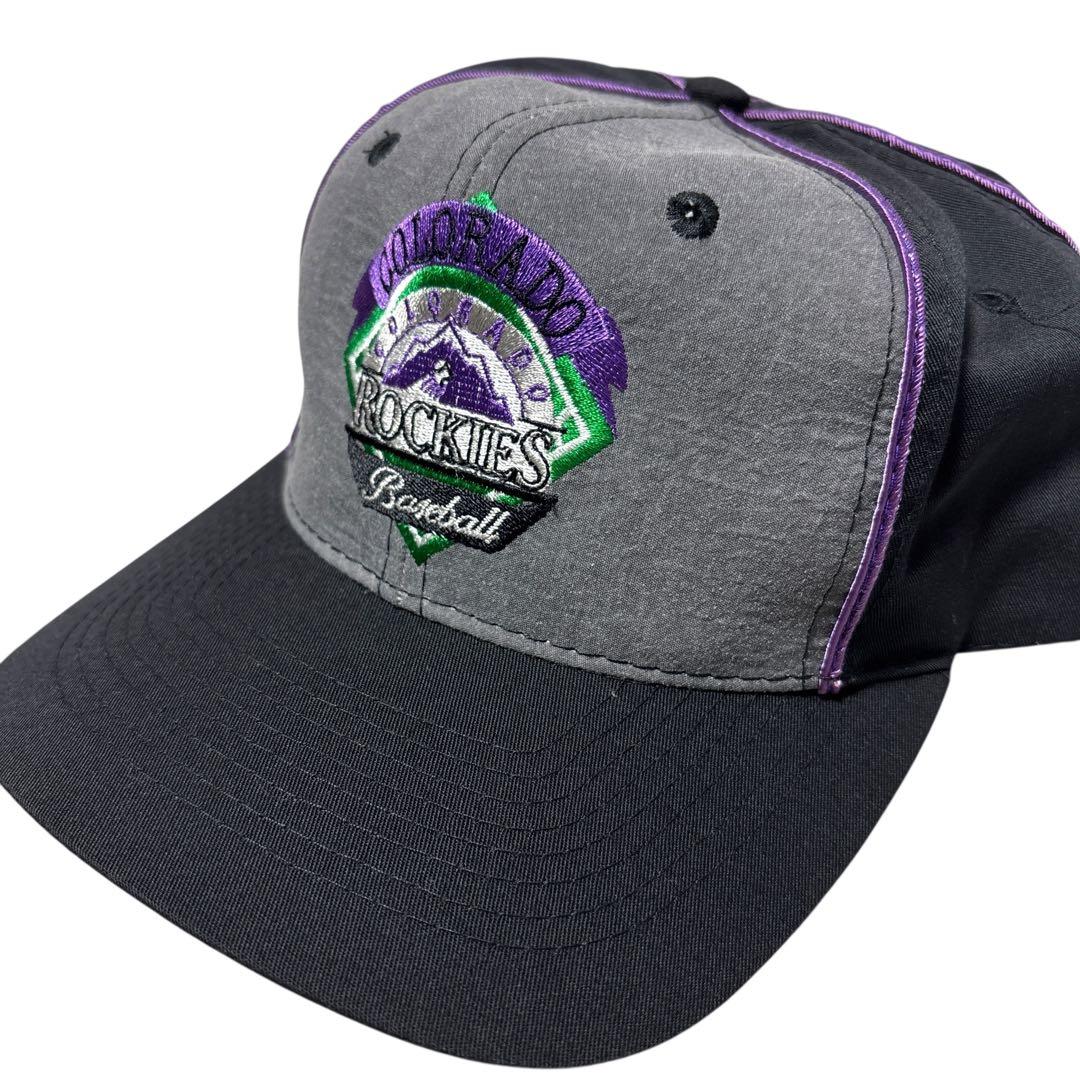 ウェア 90s Colorado Rockies \"MLB\" Snapback Hat