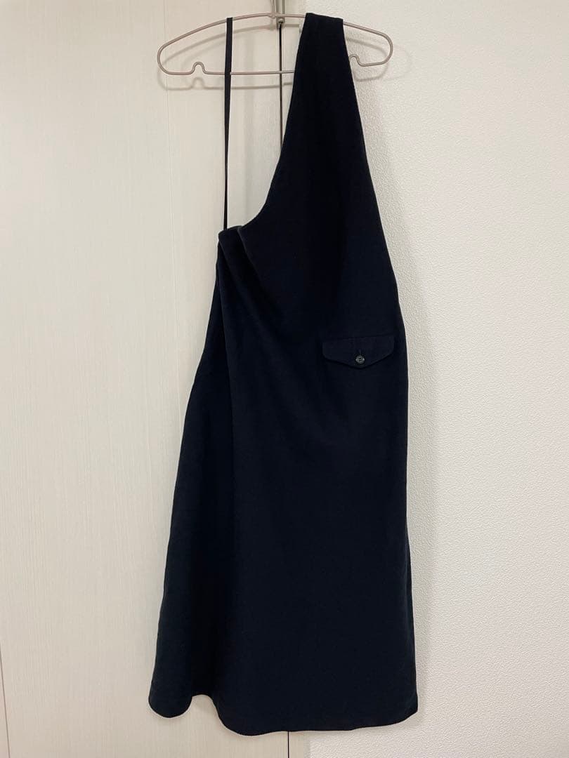 ゴーシュ /ワンショルダーワンピース/ロング/麻綿/ストレッチ/美品