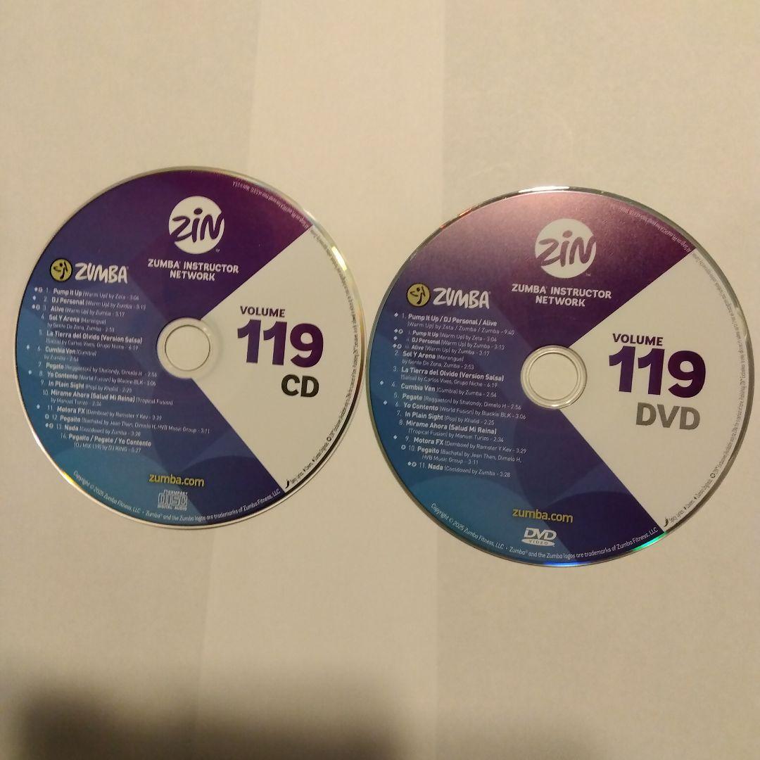ZUMBA ZIN119 DVD & CD Upgrade 最新版