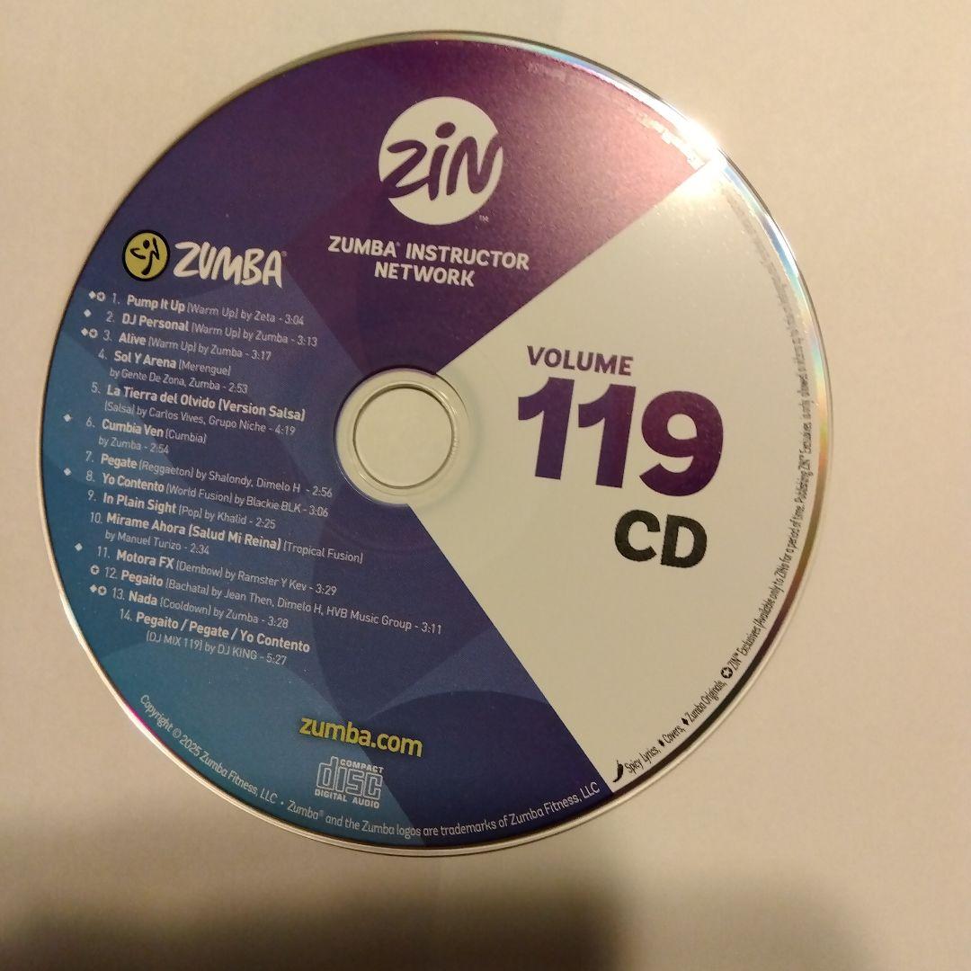 ZUMBA ZIN119 DVD & CD Upgrade 最新版