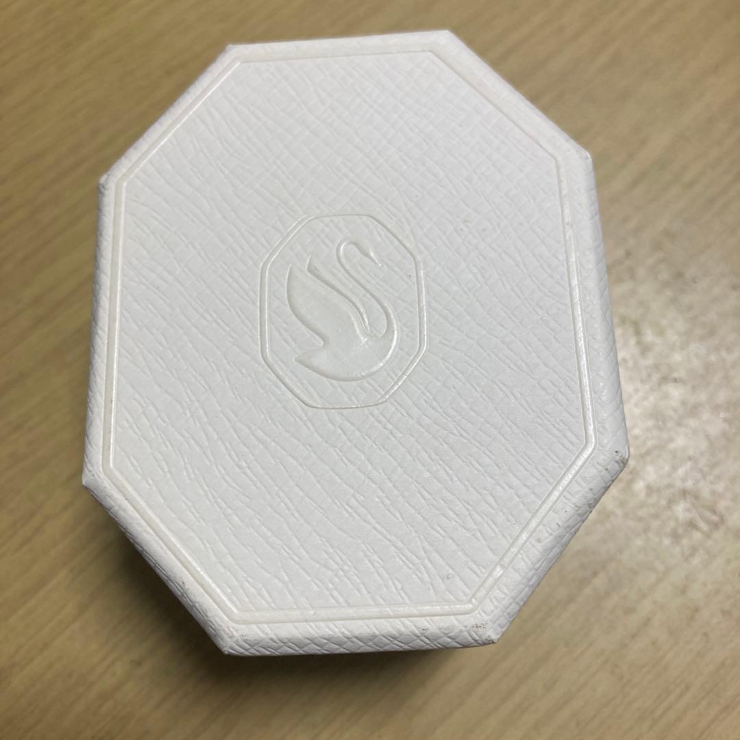 スワロフスキー オープンリング オクタゴンカットグリーン