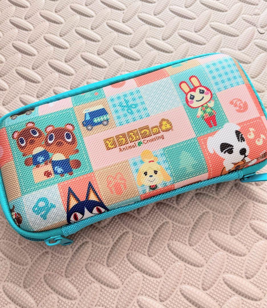 任天堂スイッチライト ピンクしずえアロハ柄 あつまれどうぶつの森 カバー&ケース