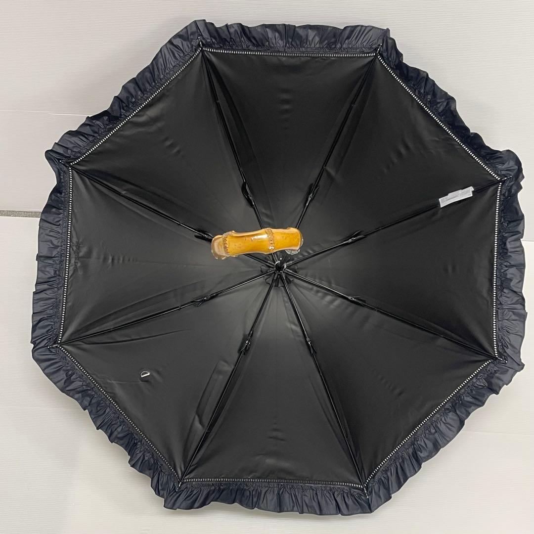 Y*☆様 新品52982　ジルスチュアート＊フリル　黒ブラック　刺繍 晴雨兼用日