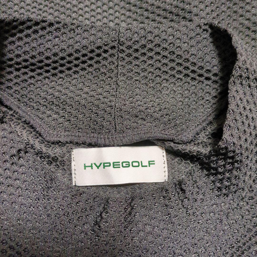 【美品】Hypegolf モックネック 長袖 シャツ メッシュ メンズ L