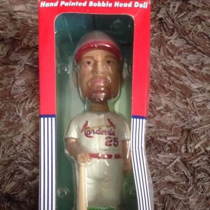 MLB マークマグワイア カージナルス 背番号25 ボブルヘッド フィギュア