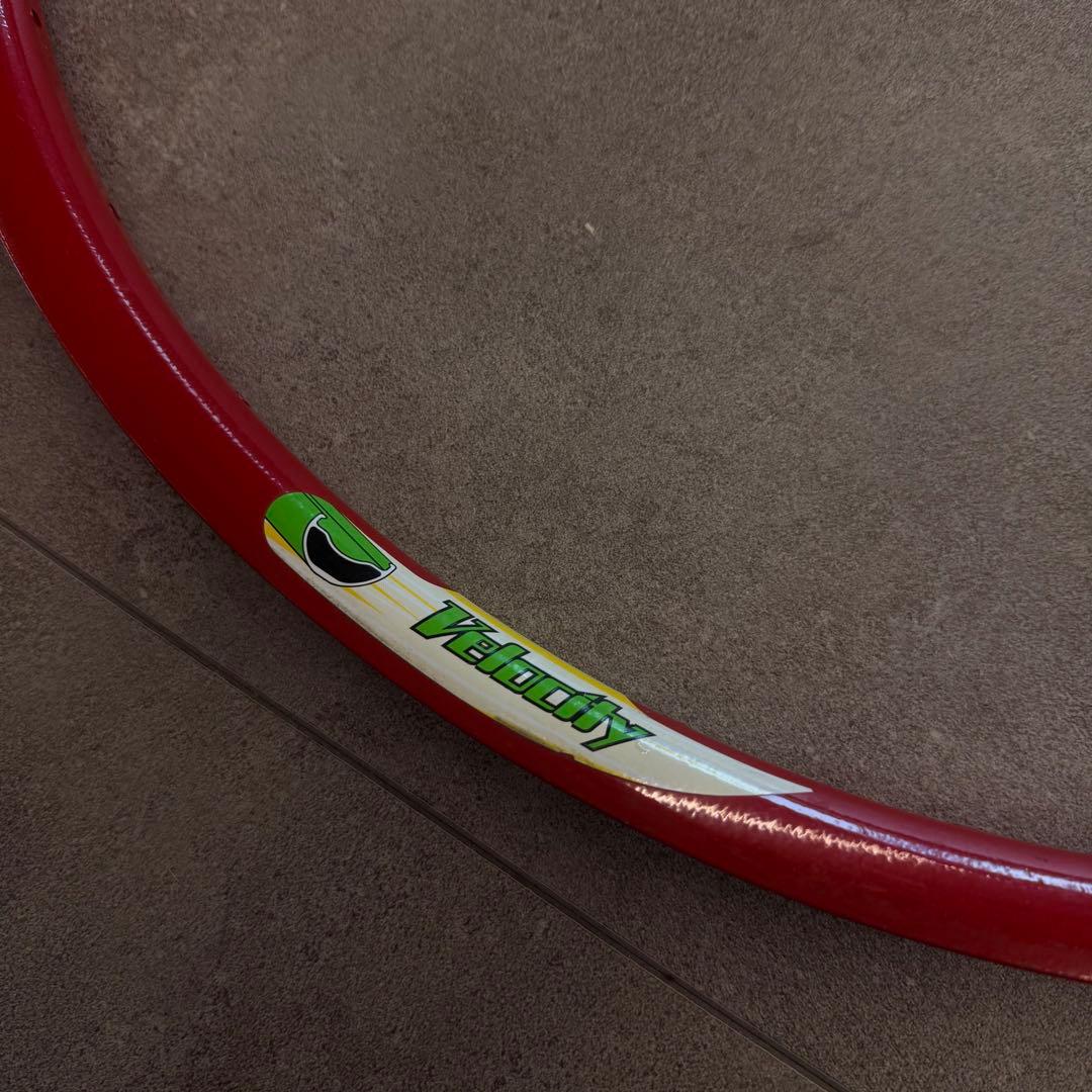 Velocity レッドリム 700C P35 32ホール
