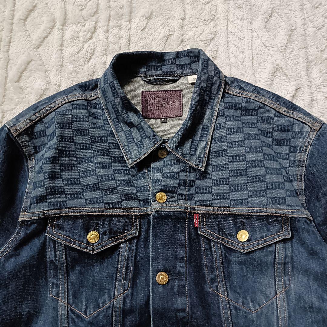 KITH ×Levis PRINT TRUCKER JACET Size M