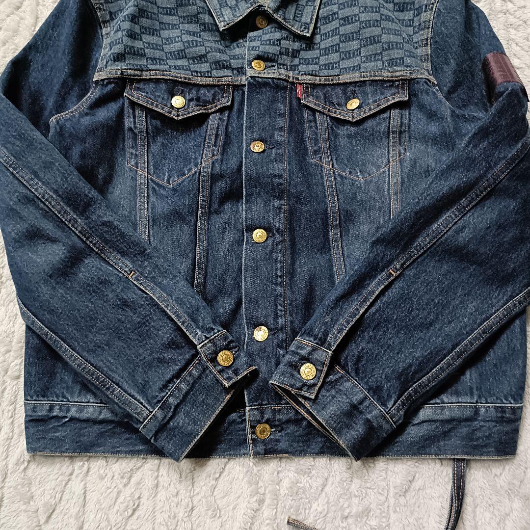 KITH ×Levis PRINT TRUCKER JACET Size M
