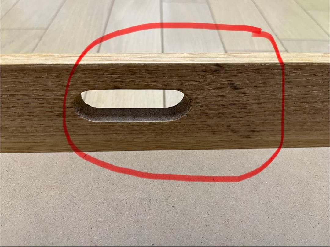 無印良品　スタッキングチェスト・引出し・4段／オーク材