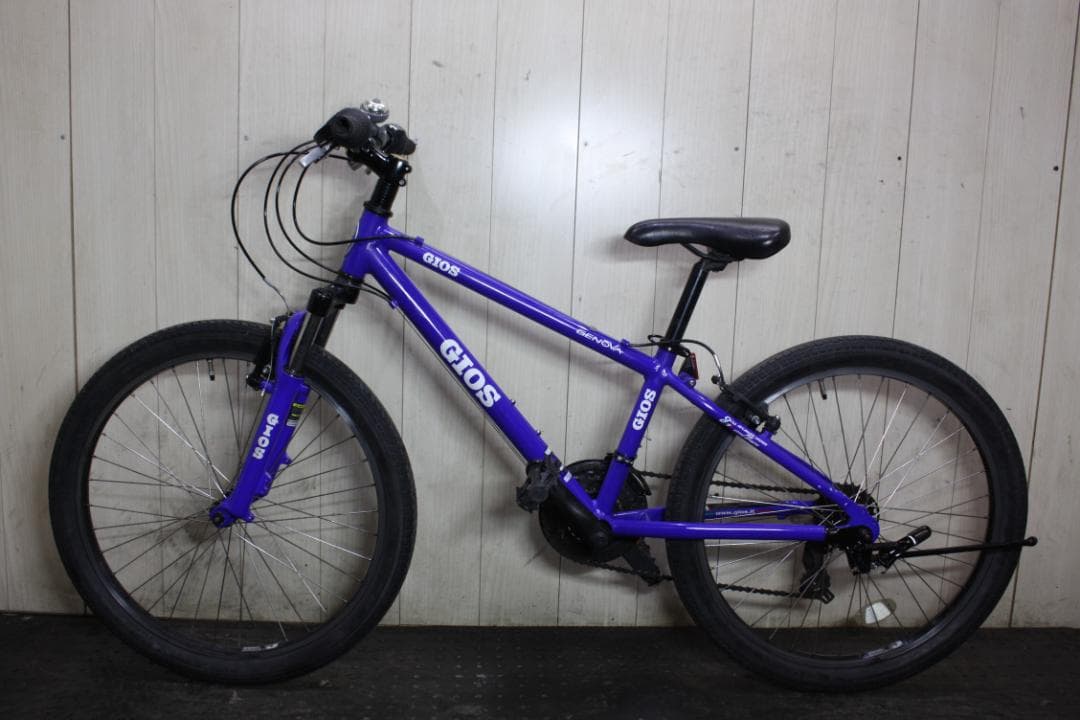 GIOS GENOVA 24型 アルミ シマノ21速 320mm本格子供用MTB