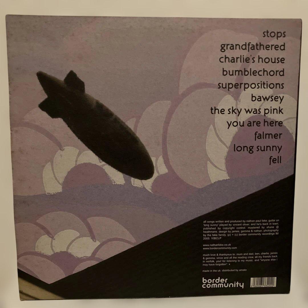 洋楽 nathan fake/drowing in a sea of love2LP