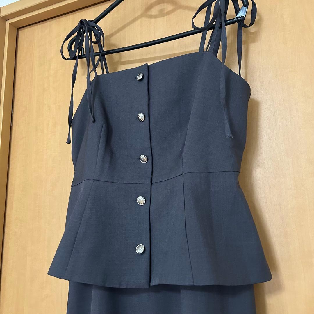 完売品JILL by JILL STUART ワンピース 肩リボンジャンスカ