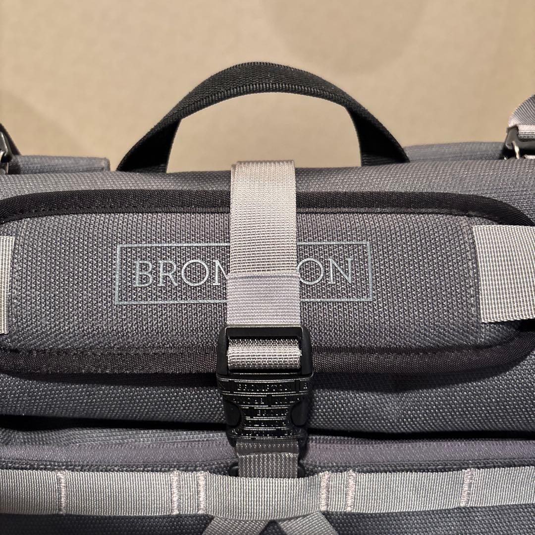 BROMPTON ロールトップバッグ グレー28L