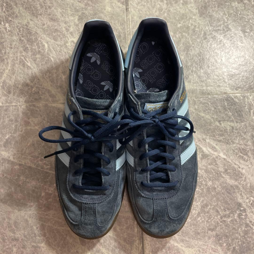 adidas HANDBALL SPEZIAL 紺×水色　サンバ