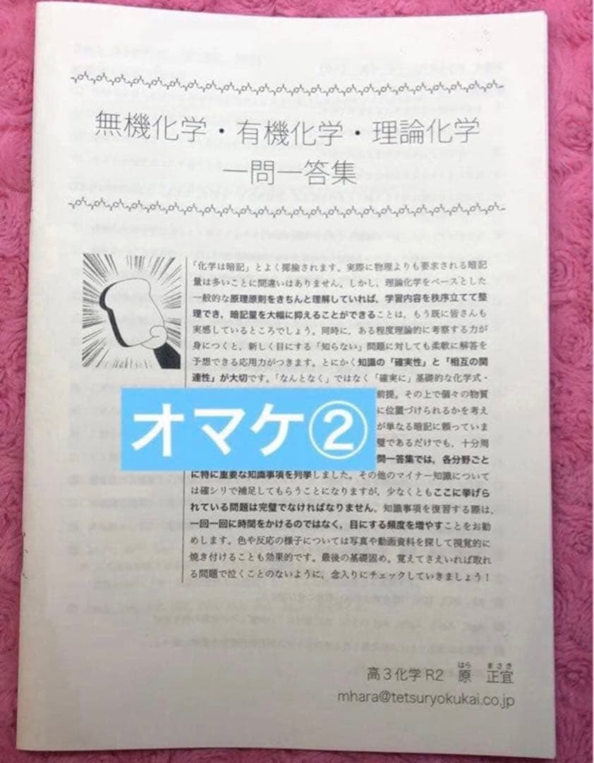 【新課程／最新】2025年度　鉄緑会　高3化学 入試化学確認シリーズ　オマケ付