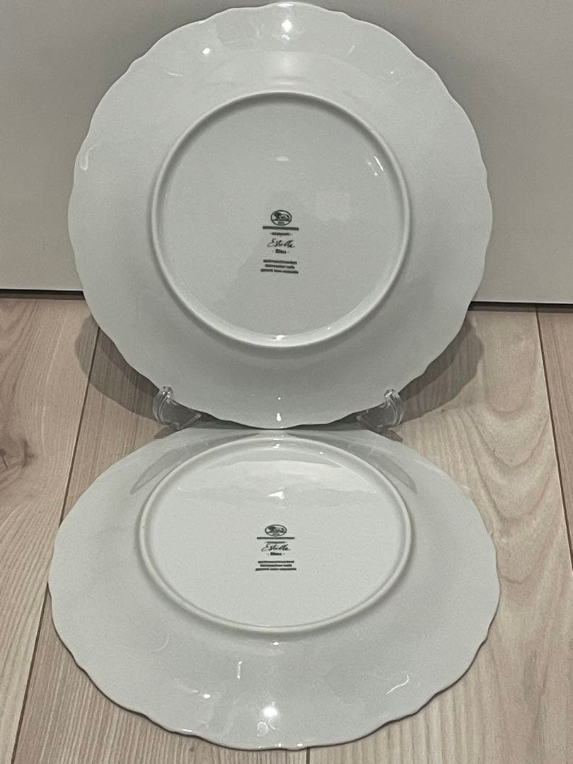 【未使用】Hutschenreutherエステールブルー　26cmプレート2枚