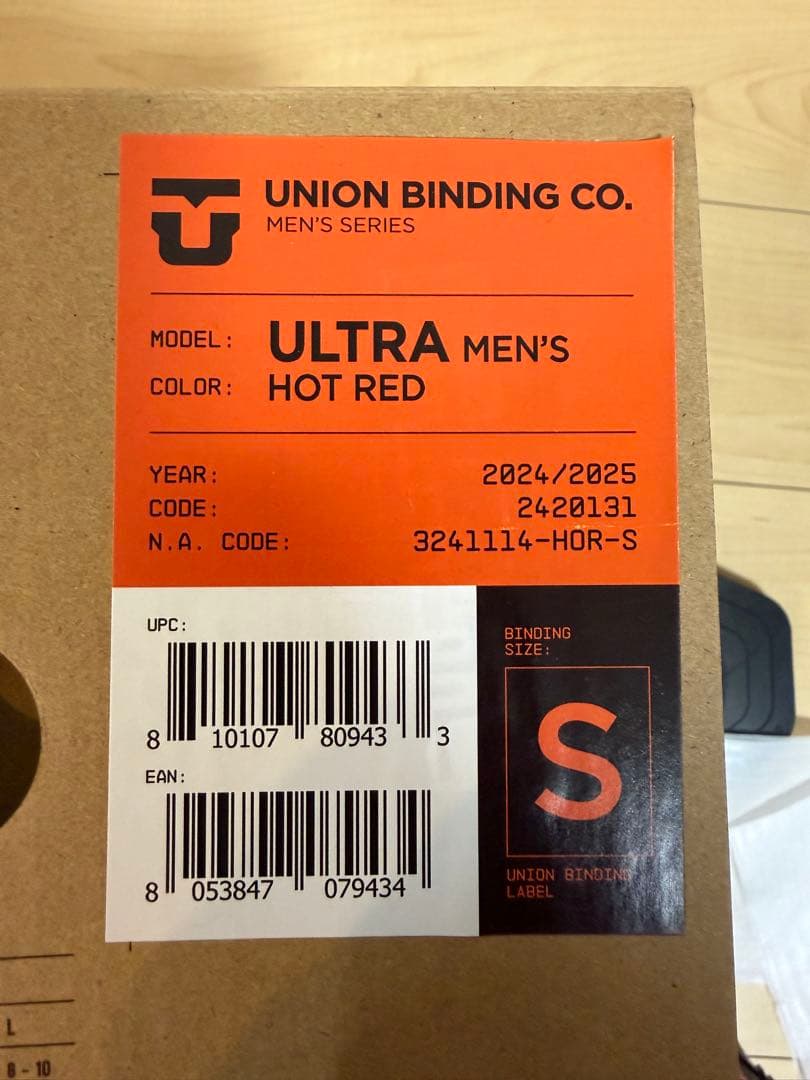 24-25 UNION ULTRA メンズ　Sサイズ