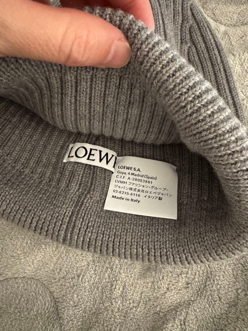ロエベ LOEWE グレー ニット