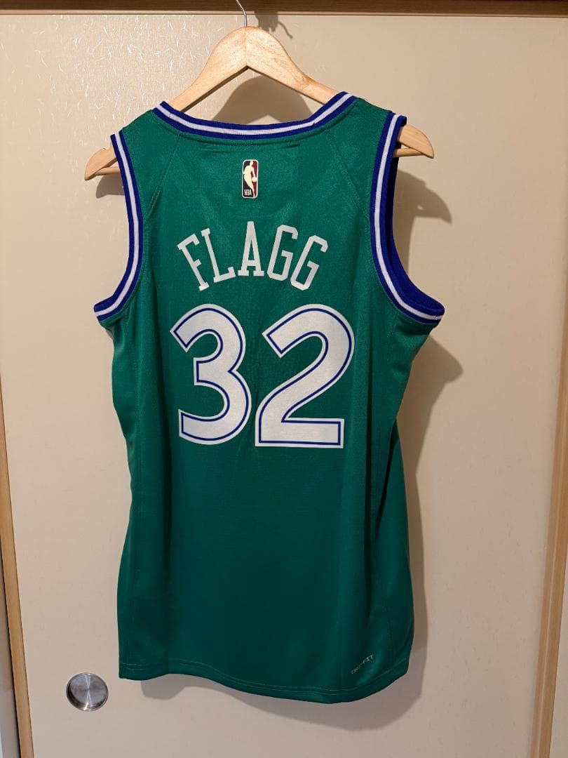 【新品】NBA マーベリックス クーパー・フラッグ ユニフォーム 緑 M