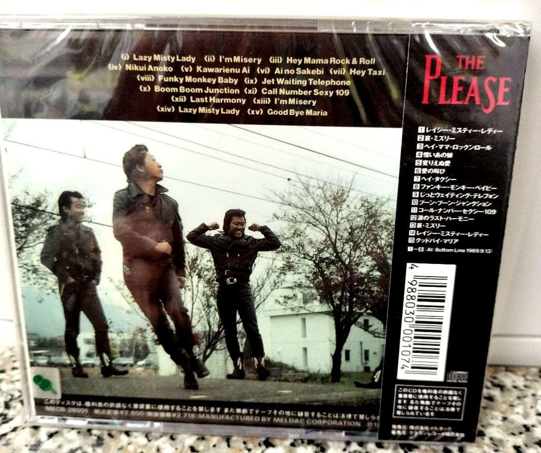 新品 THE PLEASE ジョニー大倉 「リーゼント夜明け前」