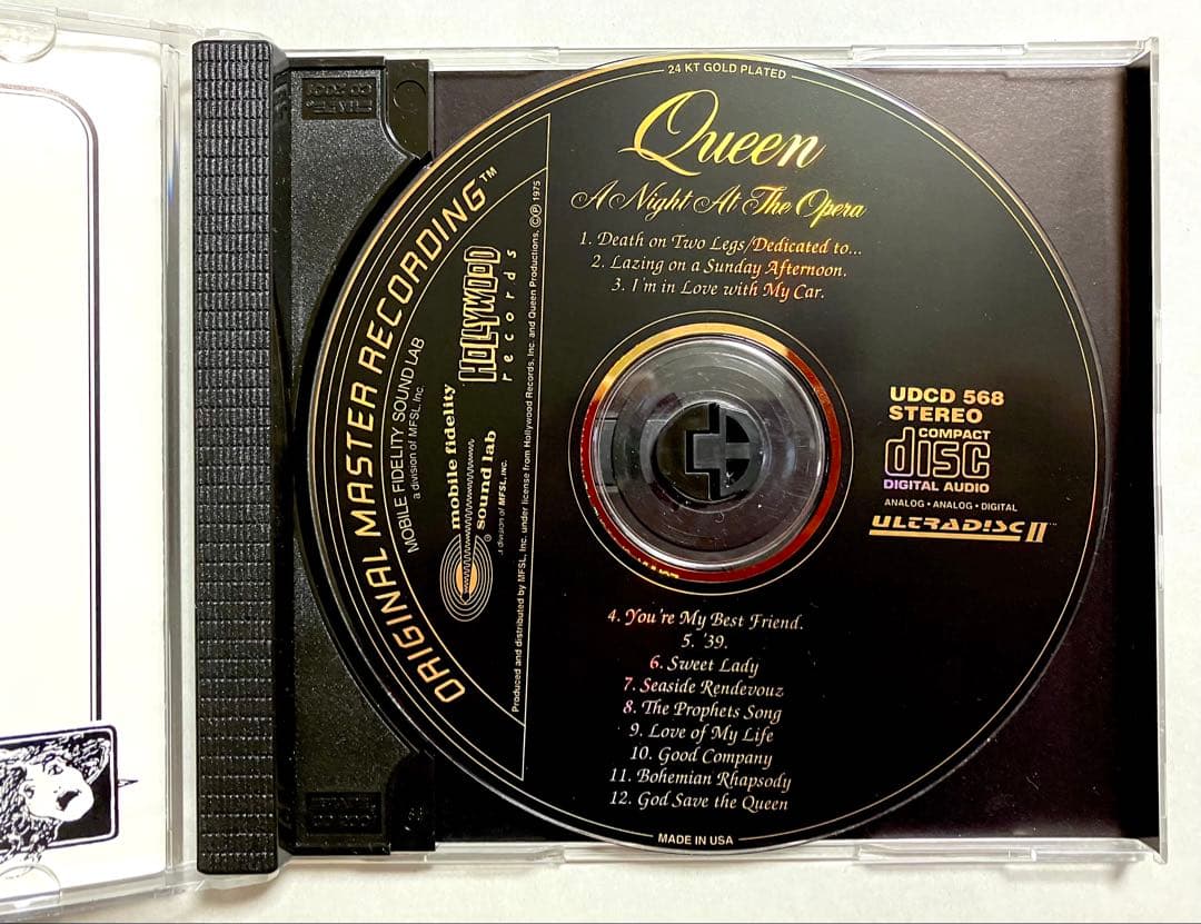 Queen クイーン/オペラ座の夜/Gold CD盤【帯付美品】