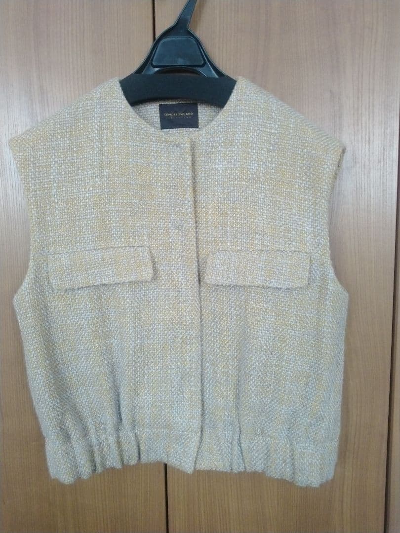 【お値下げ】トゥモローランドコレクション　ロービングツイード ジレブルゾン