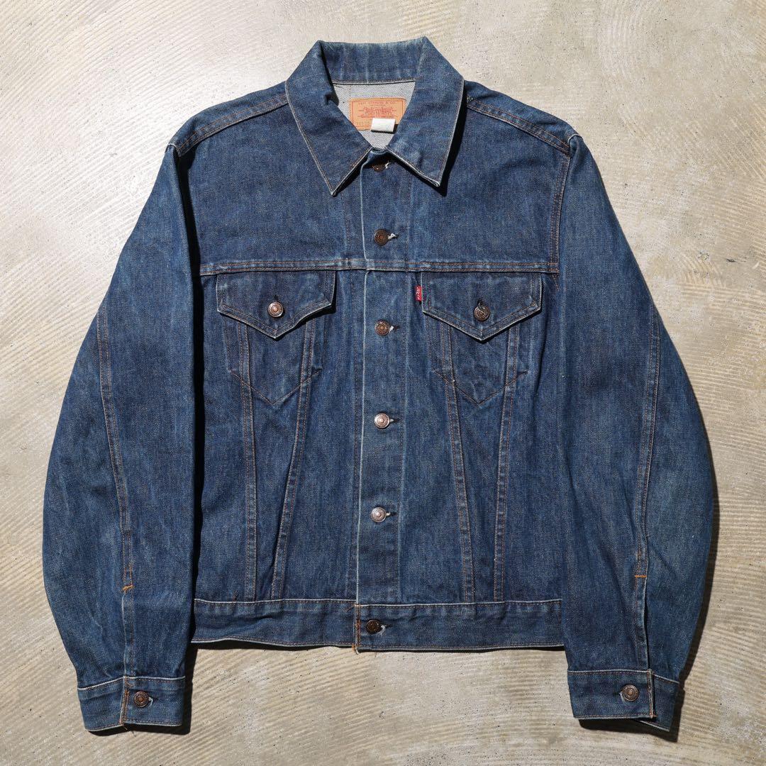 ぼ*ら様 濃紺極美品 44 80s USA製 Levi’s 70505 デニムジ