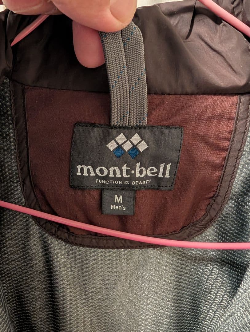 mont-bell レインジャケット オレンジ/ブラウン
