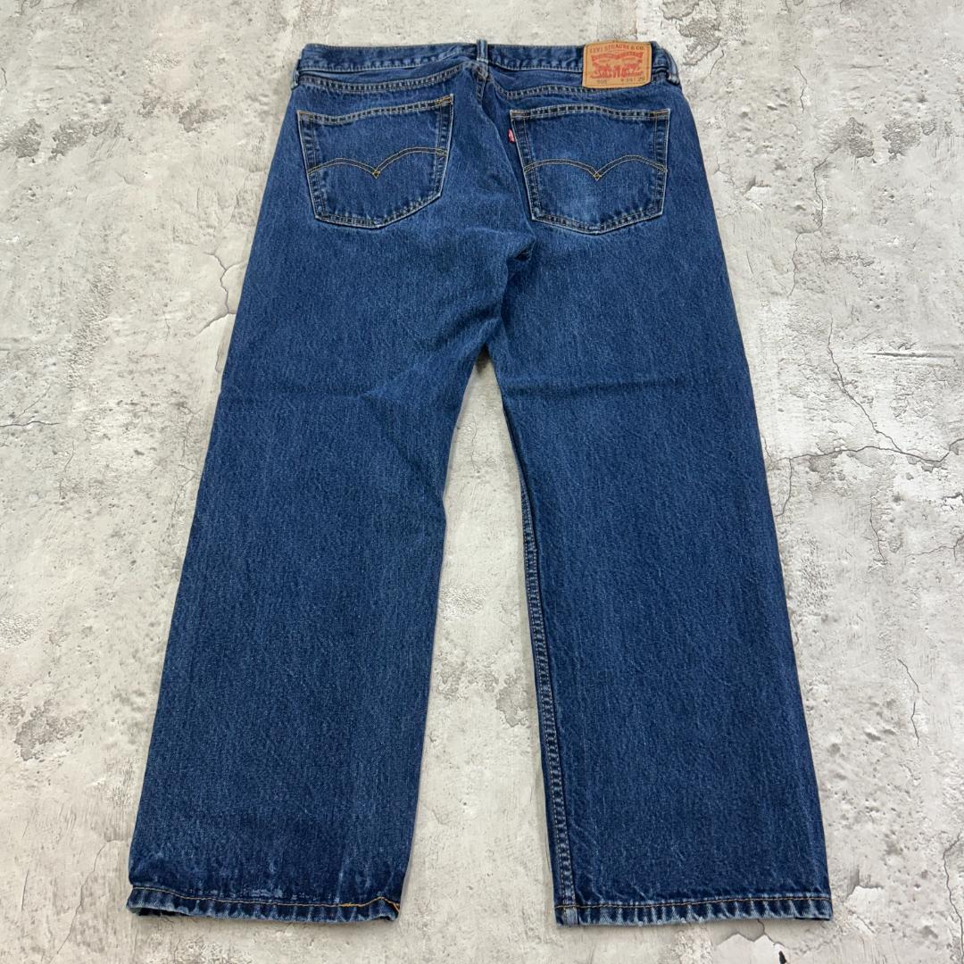 e*7様 リーバイス　505　濃紺　ゴールデンサイズ　デニムパンツ　古着　インデ