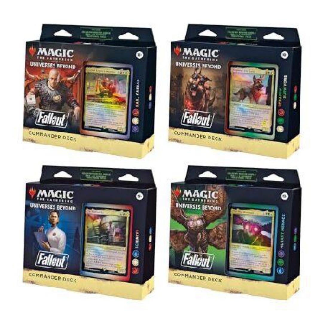 mtg Fallout フォールアウト 統率者デッキ4種セット 英語版 PIP