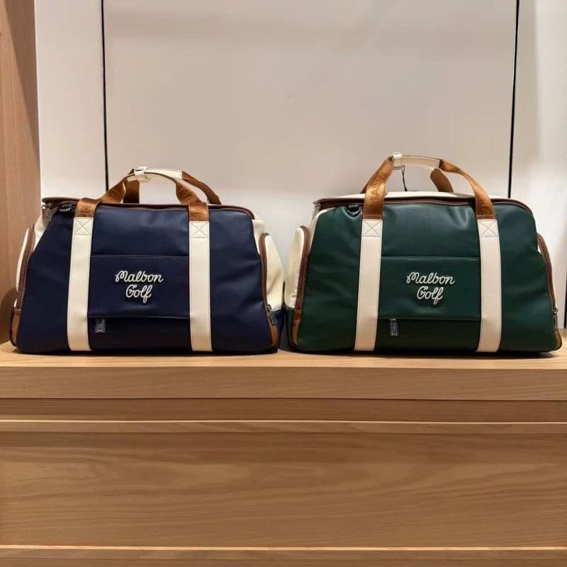 ラスト2色展開●マルボンゴルフボストンバッグネイビー