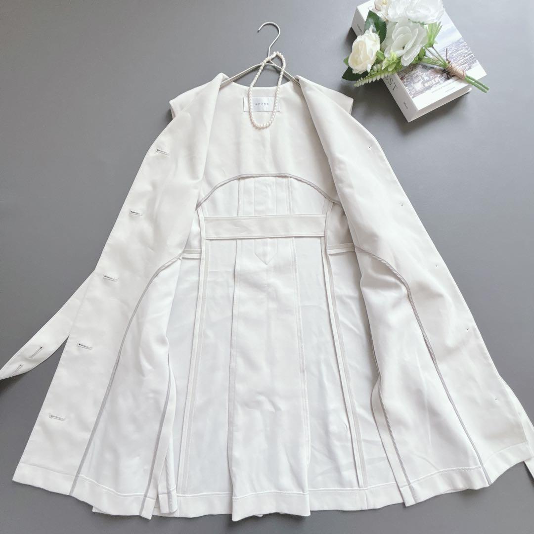 【24SS】ADORE ドライタッチジョーゼットジレ アドーア 定価7.4万