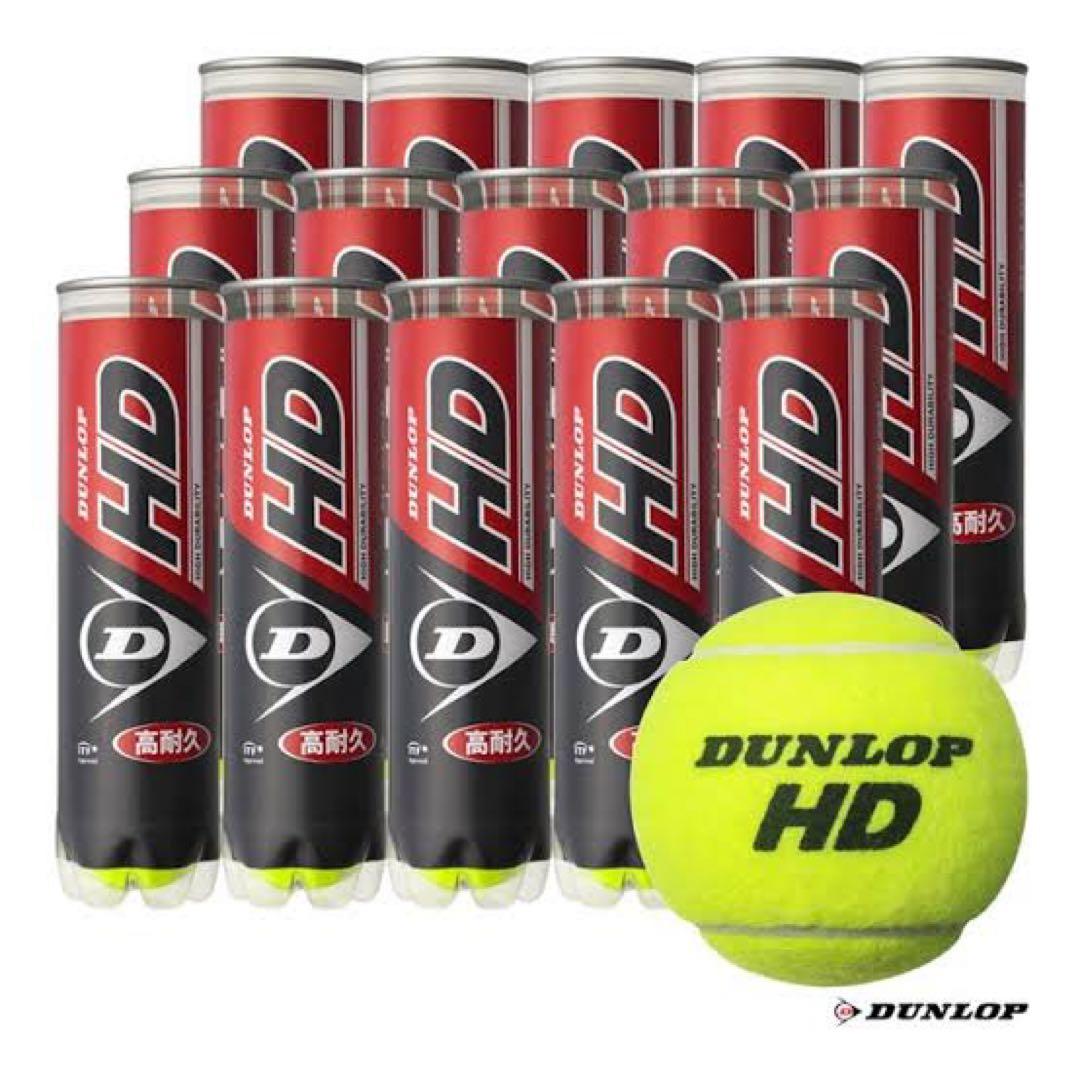 ダンロップ HD 4球入15ボトル 計60球　硬式ボール　【送料込み】