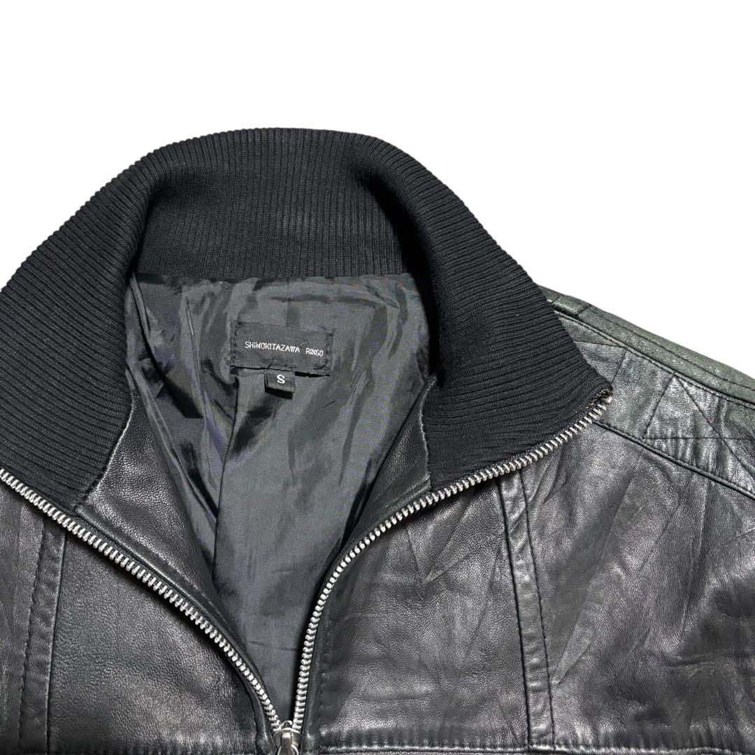 ジャケット・アウター SHIMOKITAZAWA RINGO leather jacket opium