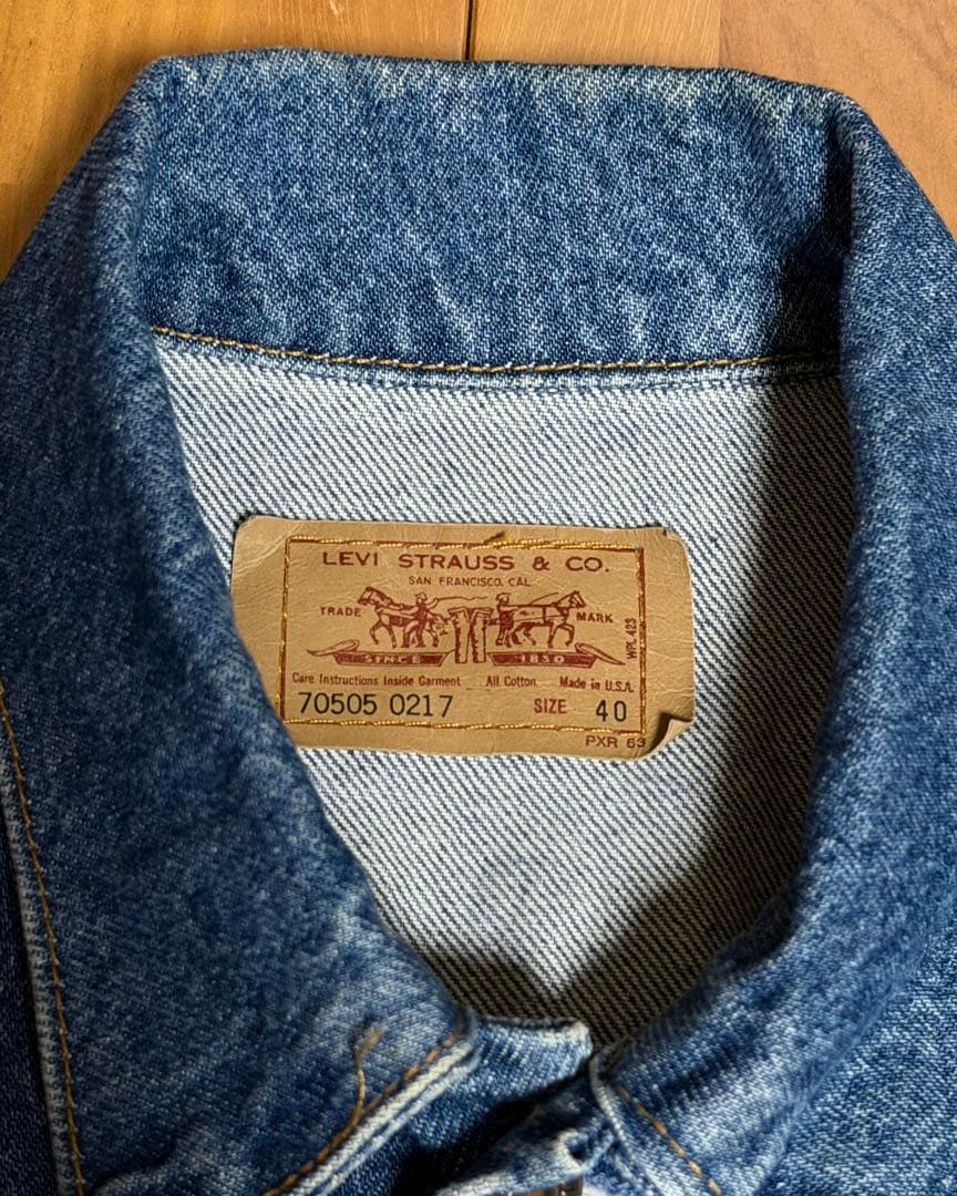 Levi's 70505 デニムジャケット 40 USA製 90s 刻印 715