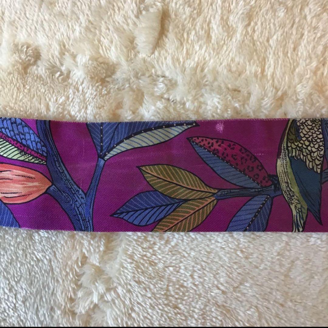 HERMES エルメス ツイリー シルク スカーフ　ツリーオブソング　タイニー