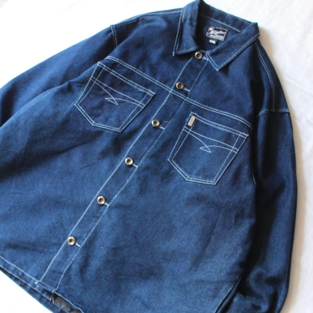 希少•美品 90s Karl Kani Jeans デニムジャケット シャツ