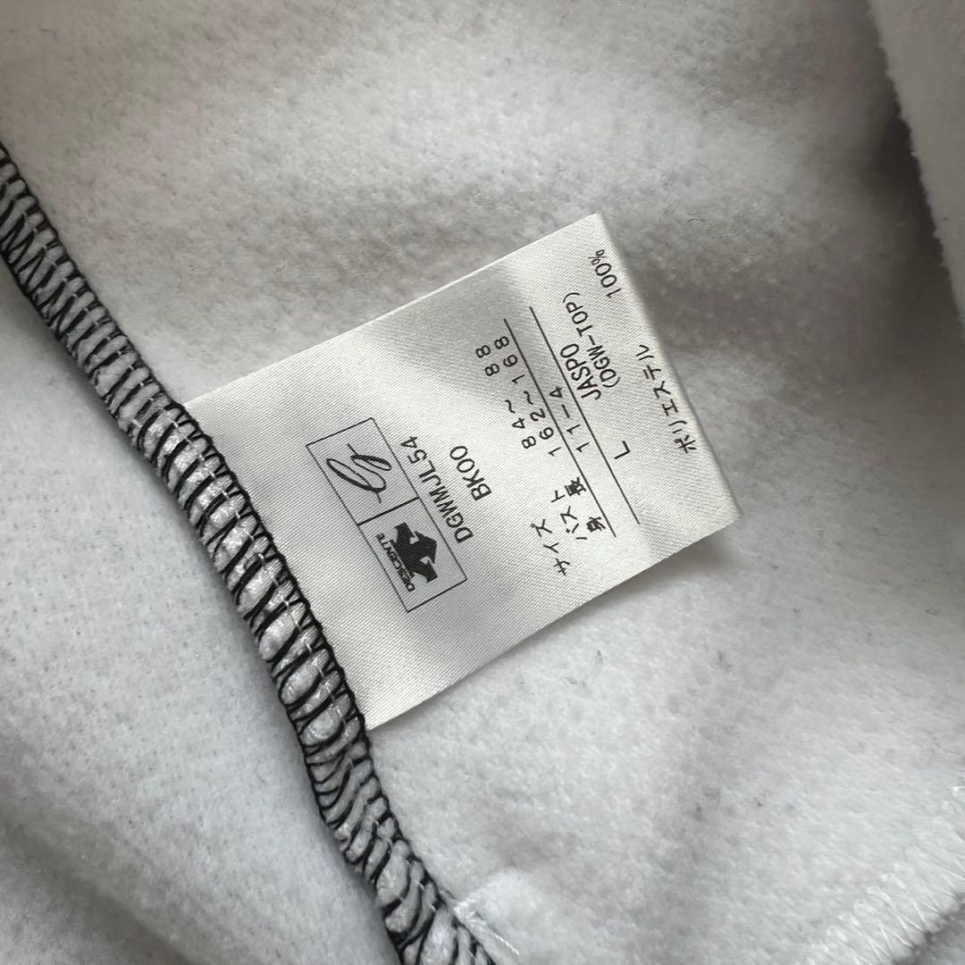 DESCENTE GOLF デサントゴルフ　バイカラー　裏起毛　中田英寿　白黒