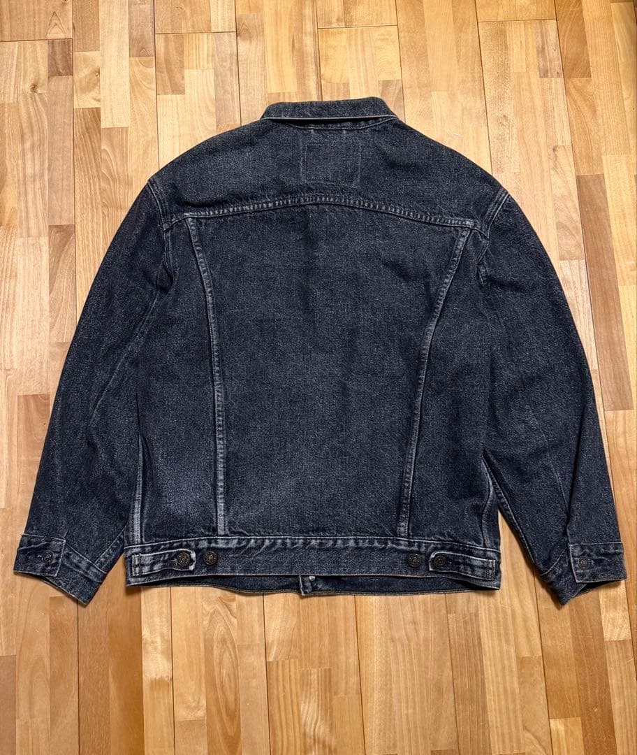 90s Levi’s 70503 先染め ブラック デニムジャケット L サイズ